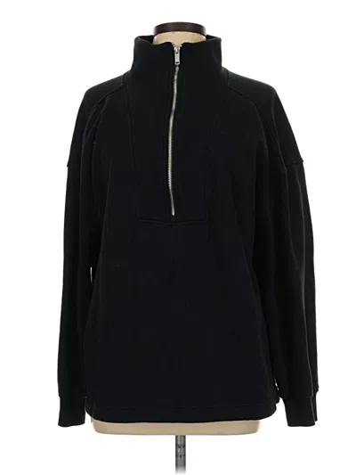 Pre-owned Old Navy Fleece Jacket In Black