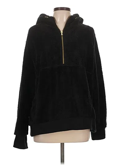 Pre-owned Old Navy Fleece Jacket In Black