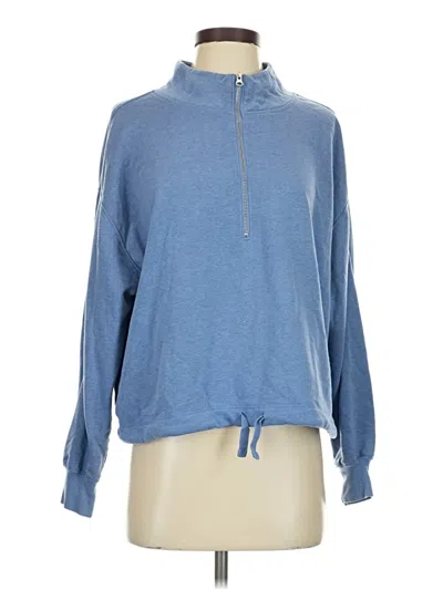 Pre-owned Old Navy Fleece Jacket In Blue