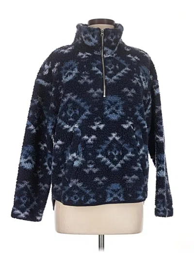 Pre-owned Old Navy Fleece Jacket In Blue