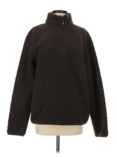Pre-owned Old Navy Fleece Jacket In Brown