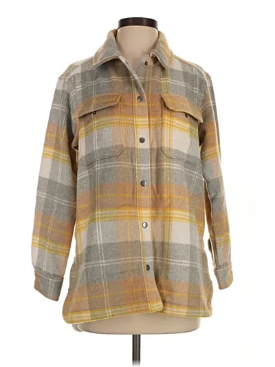 Pre-owned Old Navy Fleece Jacket In Gray