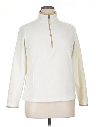 Pre-owned Old Navy Fleece Jacket In Ivory