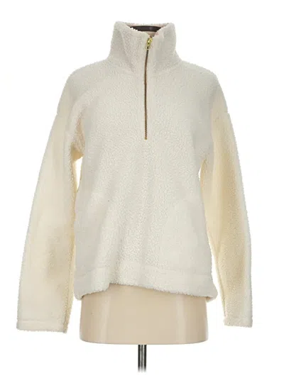 Pre-owned Old Navy Fleece Jacket In Ivory