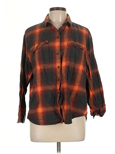 Pre-owned Old Navy Fleece Jacket In Orange