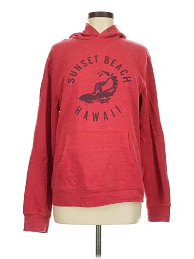 Pre-owned Old Navy Fleece Jacket In Red