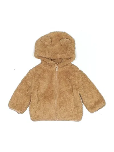 Pre-owned Old Navy Babies' Fleece Jacket In Tan
