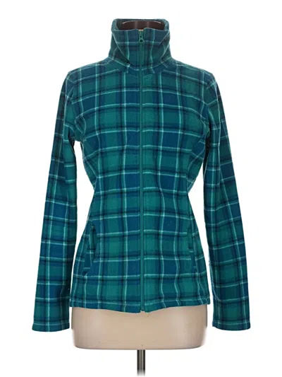 Pre-owned Old Navy Fleece Jacket In Teal