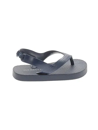 Pre-owned Old Navy Kids' Flip Flops In Blue