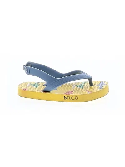 Pre-owned Old Navy Kids' Flip Flops In Blue