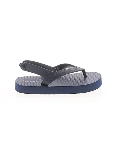 Pre-owned Old Navy Kids' Flip Flops In Blue
