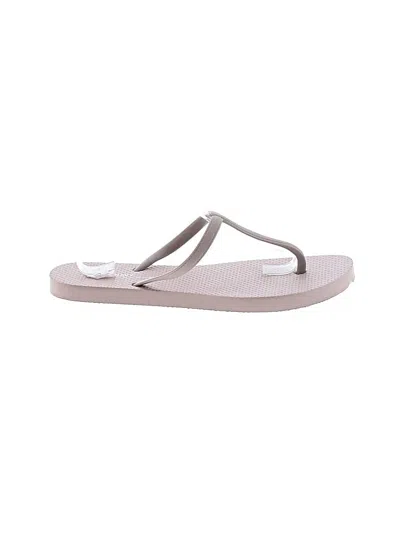 Pre-owned Old Navy Flip Flops In Gray