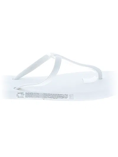 Pre-owned Old Navy Flip Flops In White