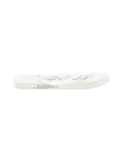 Pre-owned Old Navy Flip Flops In White