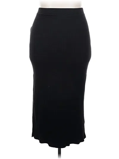 Pre-owned Old Navy Formal Skirt In Black
