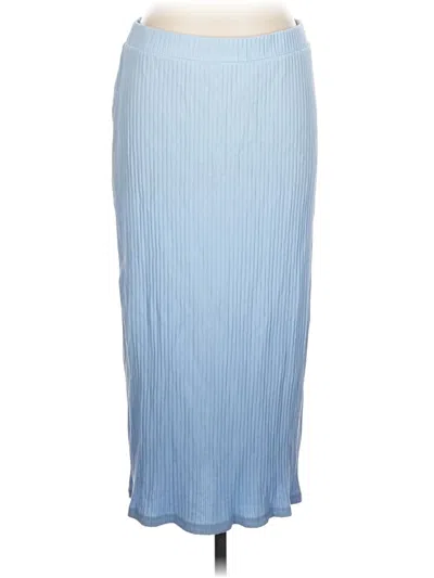 Pre-owned Old Navy Formal Skirt In Blue