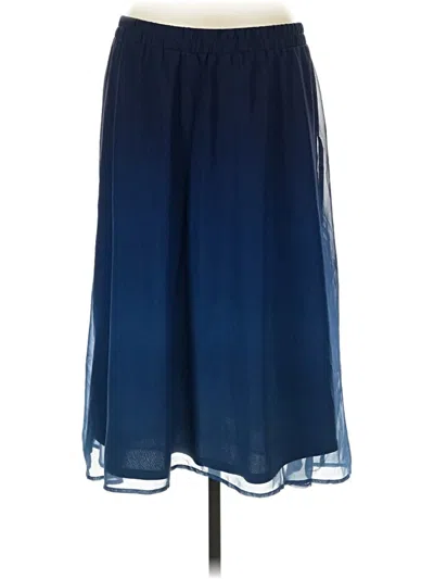 Pre-owned Old Navy Formal Skirt In Blue