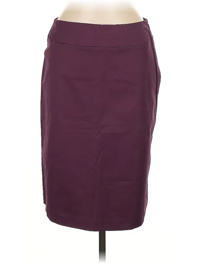 Pre-owned Old Navy Formal Skirt In Burgundy
