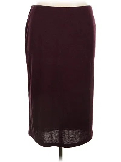 Pre-owned Old Navy Formal Skirt In Burgundy
