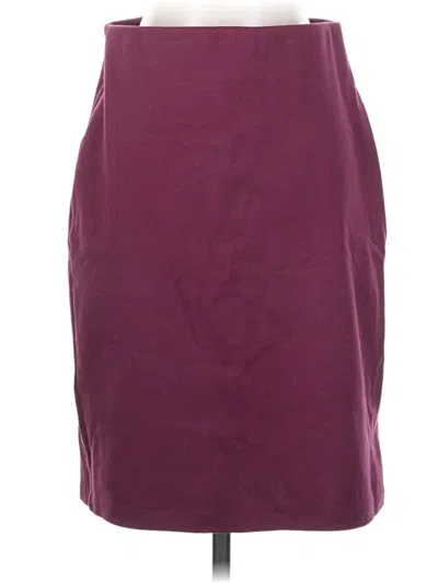 Pre-owned Old Navy Formal Skirt In Burgundy