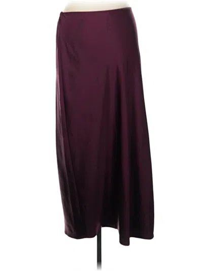 Pre-owned Old Navy Formal Skirt In Burgundy