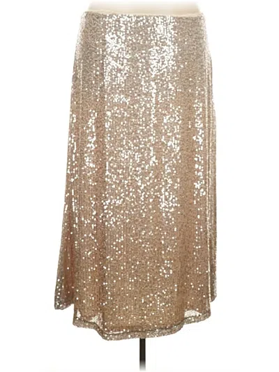 Pre-owned Old Navy Formal Skirt In Gold