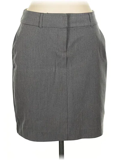 Pre-owned Old Navy Formal Skirt In Gray