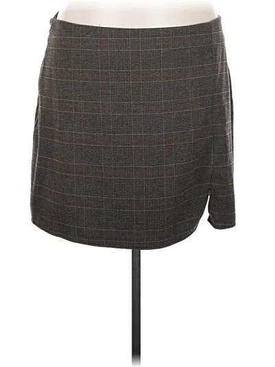 Pre-owned Old Navy Formal Skirt In Gray