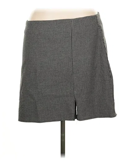 Pre-owned Old Navy Formal Skirt In Gray
