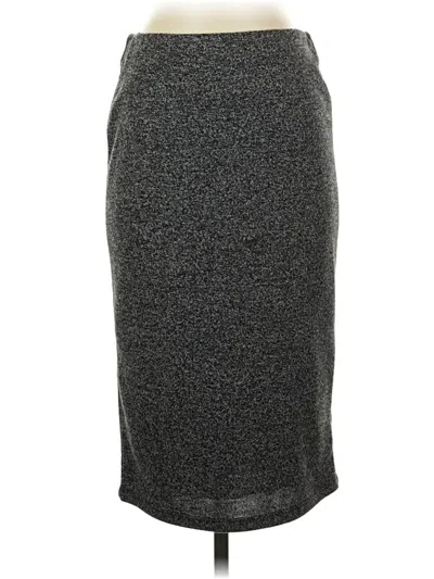 Pre-owned Old Navy Formal Skirt In Gray