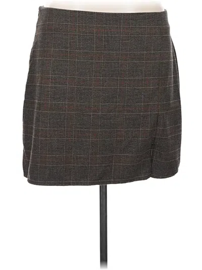 Pre-owned Old Navy Formal Skirt In Gray
