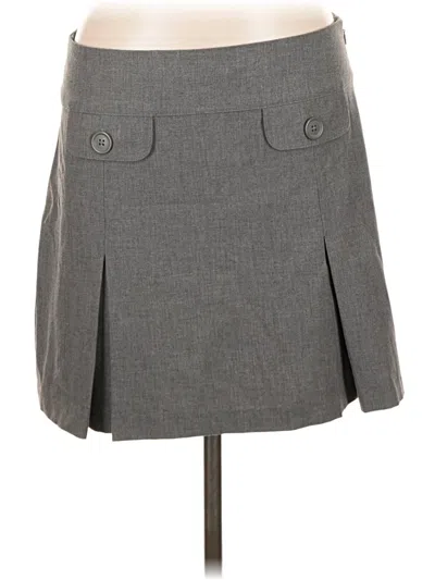 Pre-owned Old Navy Formal Skirt In Gray