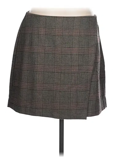 Pre-owned Old Navy Formal Skirt In Gray