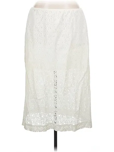 Pre-owned Old Navy Formal Skirt In Ivory