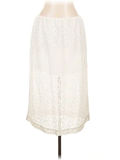 Pre-owned Old Navy Formal Skirt In Ivory