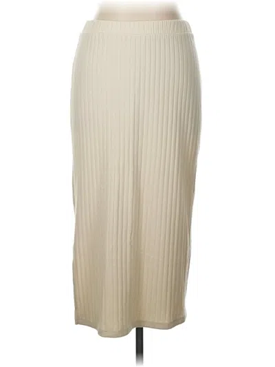 Pre-owned Old Navy Formal Skirt In Ivory