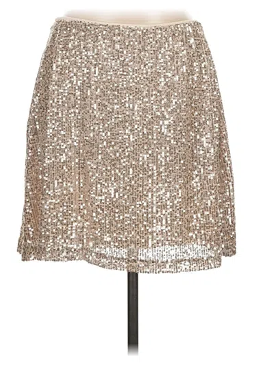 Pre-owned Old Navy Formal Skirt In Silver