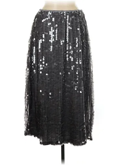 Pre-owned Old Navy Formal Skirt In Silver