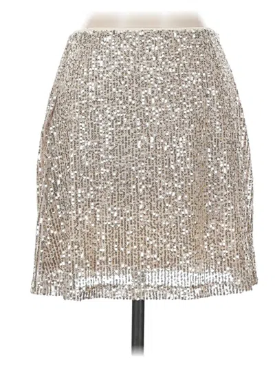 Old Navy Formal Skirt In Silver