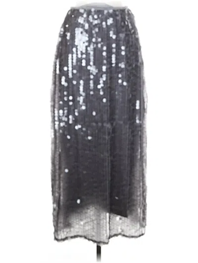 Pre-owned Old Navy Formal Skirt In Silver