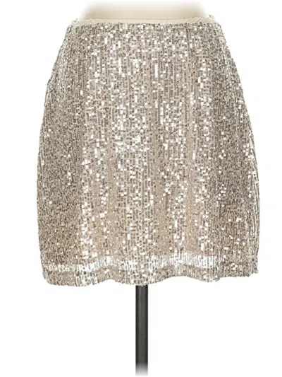 Pre-owned Old Navy Formal Skirt In Tan