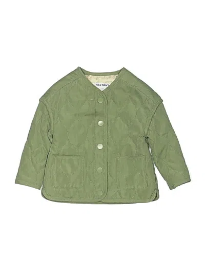 Pre-owned Old Navy Kids' Jacket In Green