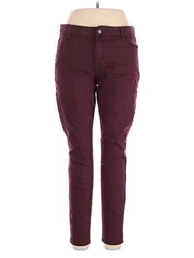 Pre-owned Old Navy Jeans In Burgundy