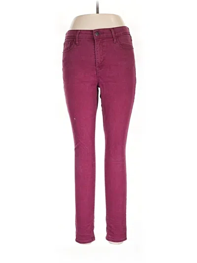 Pre-owned Old Navy Jeggings In Burgundy