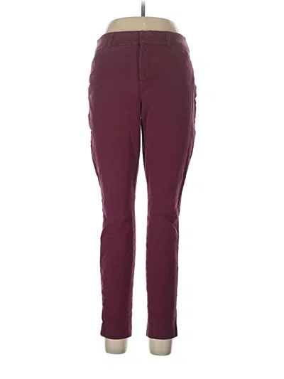 Pre-owned Old Navy Jeggings In Burgundy