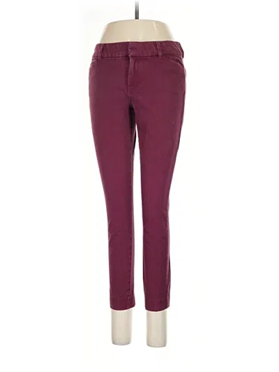 Pre-owned Old Navy Jeggings In Burgundy