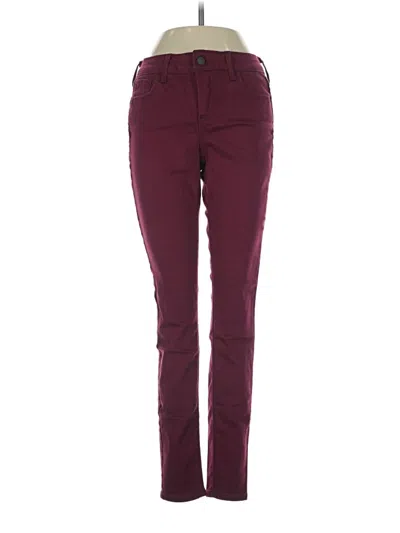 Pre-owned Old Navy Jeggings In Burgundy