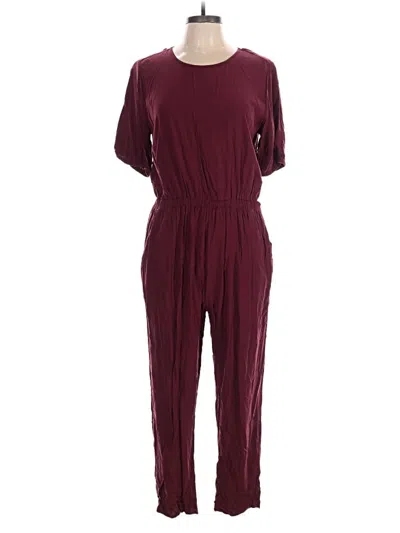 Pre-owned Old Navy Jumpsuit In Burgundy