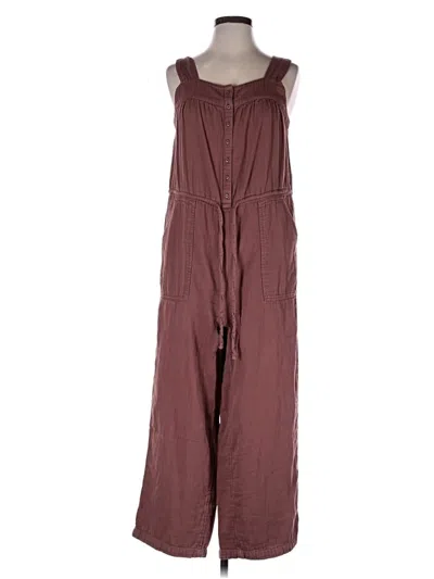 Pre-owned Old Navy Jumpsuit In Burgundy