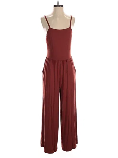 Pre-owned Old Navy Jumpsuit In Burgundy